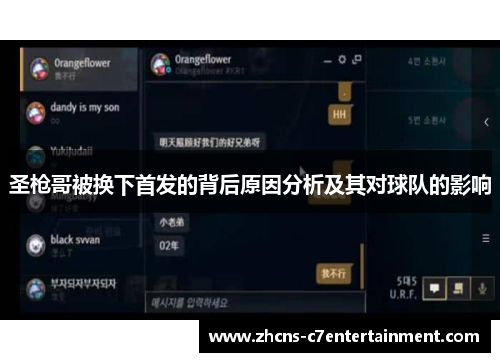 圣枪哥被换下首发的背后原因分析及其对球队的影响